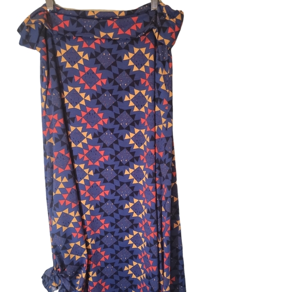LuLaRoe Maxi Boho Skirt To Cover Up Midi Dress Sz 2XL - Picture 2 of 4